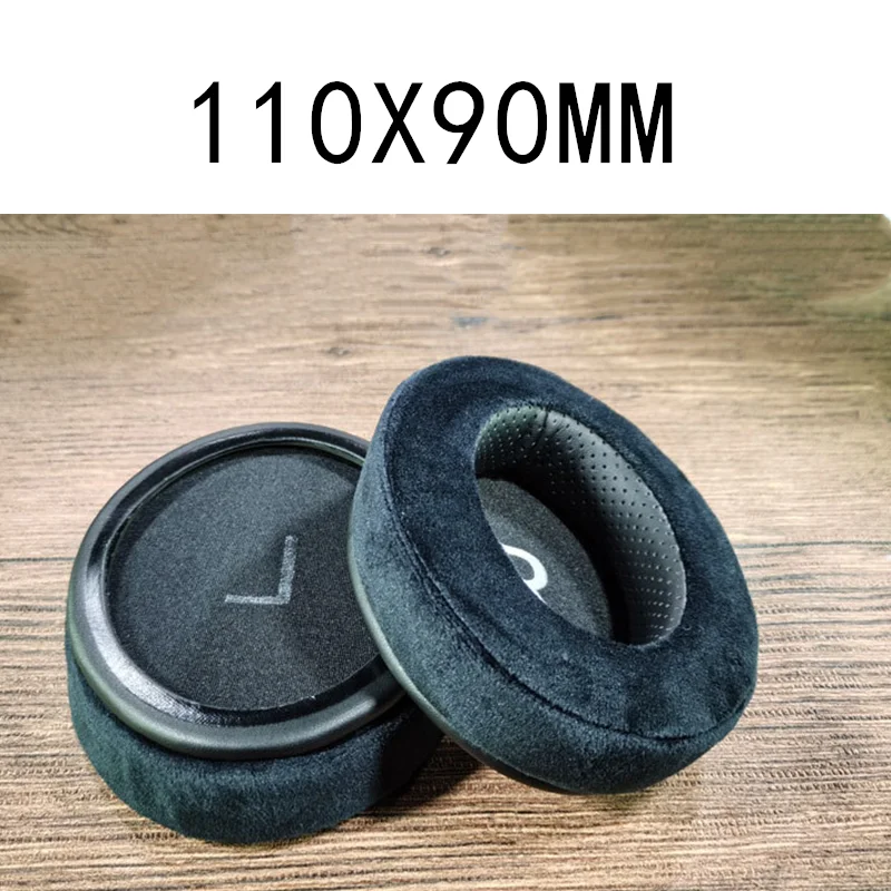 Velvet Fabric Memory Foam Ear Pads 90X70MM 100X80MM for AKG HifiMan ATH Philips or M50X HyperX Headphones | Электроника