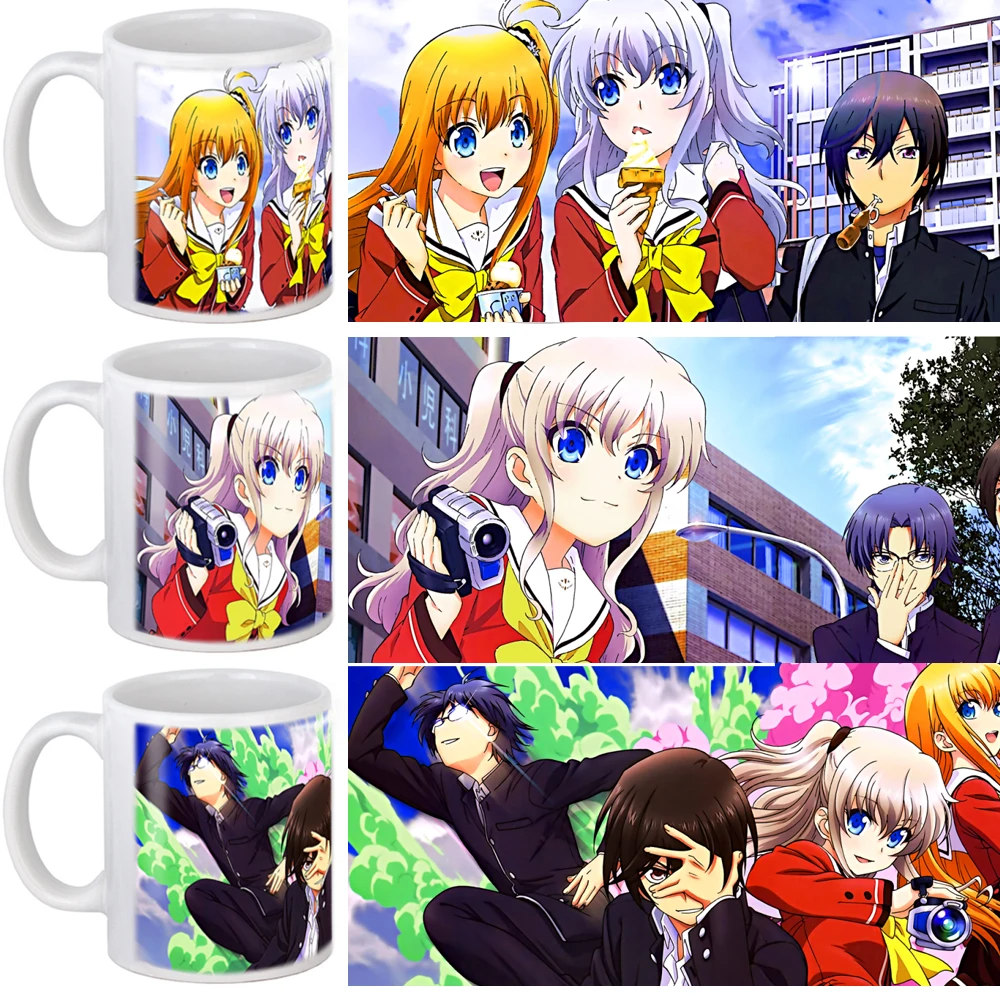 

2021 Charlotte Mug 11oz Anime ceramic coffee cup 350ml Travel coffee mugs kids birthday Gift mug