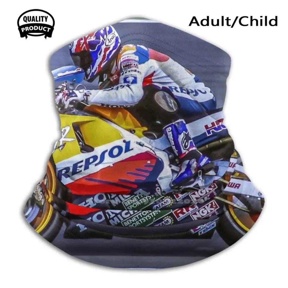 

Необычные моющиеся дышащие многоразовые маски Mick Doohan Repsol Британский Gp 1996 World