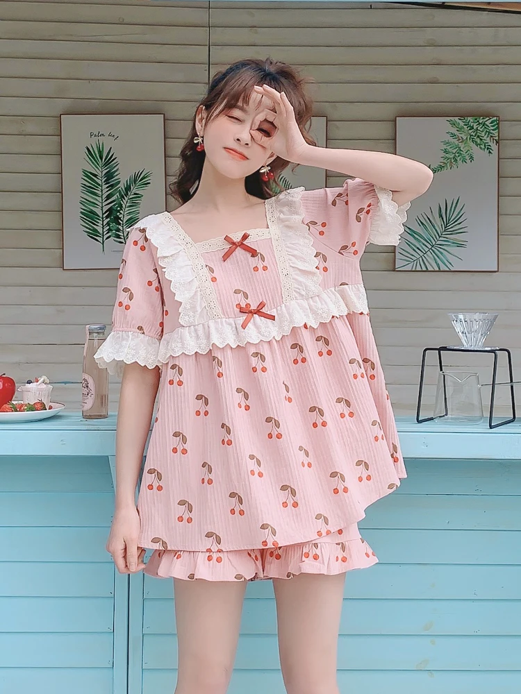 Пижамы женские летние пижамы женское нижнее белье ночное сексуальный комплект