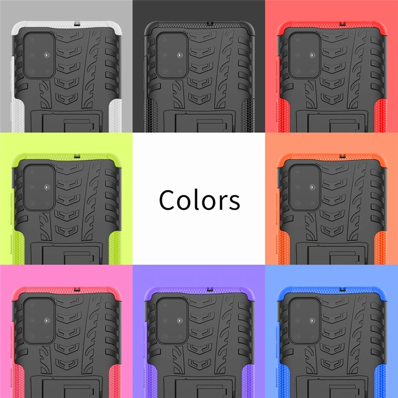 

Phone Case For Samsung Galaxy A71 Case 6.7" Hard Armor Shells Shockproof Capa Cover For Samsung A71 Cover For Samsung A71 Case