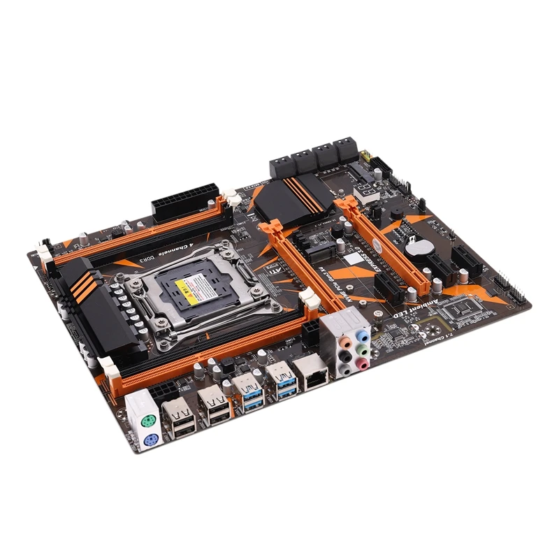 X99 LGA2011-3 ATX материнская плата 4 канала DDR3 32G RAM NVME SSD M.2 USB 3 0 SATA PCIE 16X для I7 E5 CPU |
