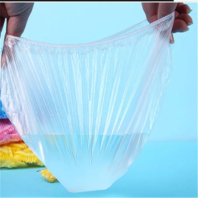 Одноразовые шапки для душа 200 шт./лот купания эластичные отеля прозрачные товары