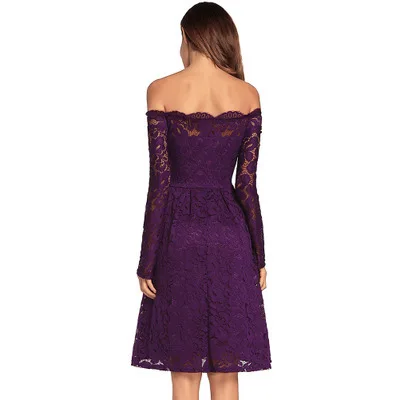 Летние платья новинка женское винтажное красное кружевное платье сексуальное с