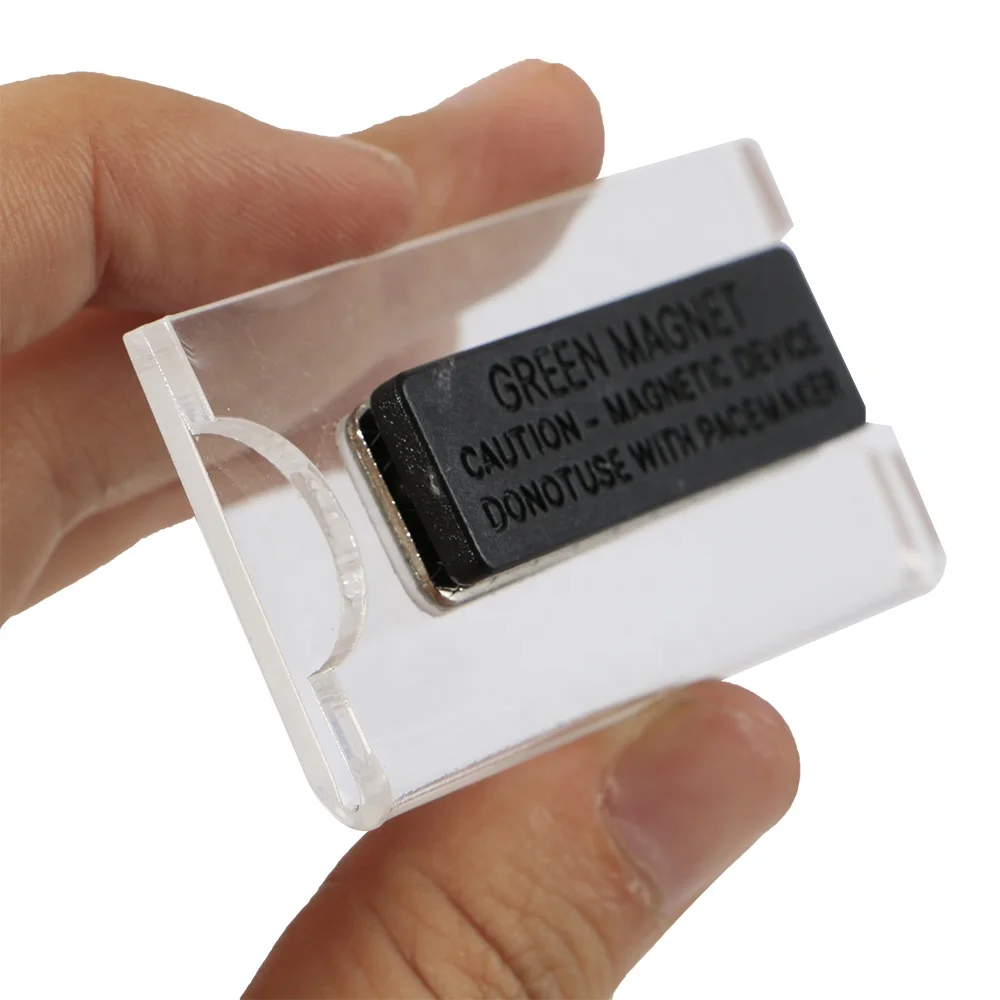 Id имя сотрудника акриловая магнитная деталь держатель для значков безопасный