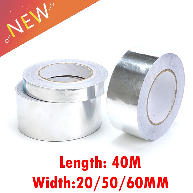 Алюминиевая фольга Толщина ленты Длина 40 м высокотемпературное Экранирование