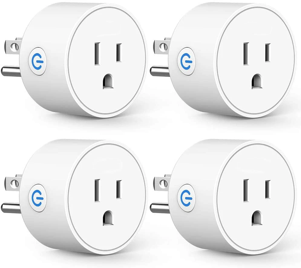 Умный дом Wifi вилка Tuya Смарт жизнь Голосовое управление Alexa Google домашняя Защита от