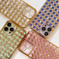 high quality new diamond studded eye catching outer bag anti drop case for iphone13 12 pro max 11 xr xs 87p low price hot sale