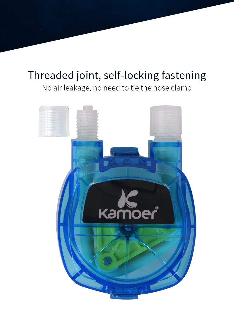 Kamoer KHS Высокоточный перистальтический насос с двигателем постоянного тока, трубка norprene для полива сада и подметания роботов