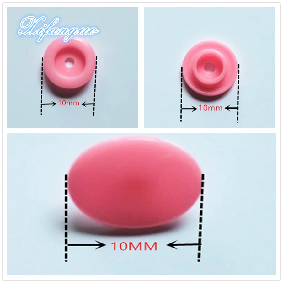 200 наборов T5 10 мм круглые пластиковые кнопки пододеяльник ткань пуговицы