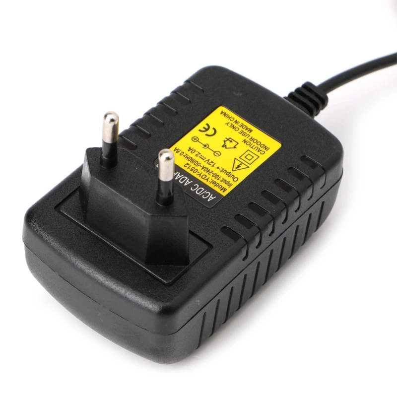 AC 100 240V to DC 12V 2A импульсный источник питания адаптер вилка европейского