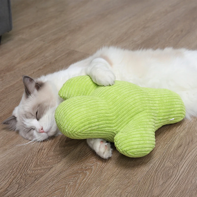 

Игрушка для кошек С КАКТУСОМ и Кошачьей Мятой, плюшевая жевательная игрушка для домашних животных, жевательная игрушка для собак, жевательн...