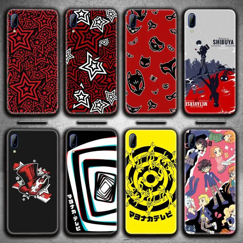 

Persona 5 Stars Phone Case For Vivo Y91c Y17 Y51 Y67 Y55 Y7s Y81S Y19 V17 vivos5