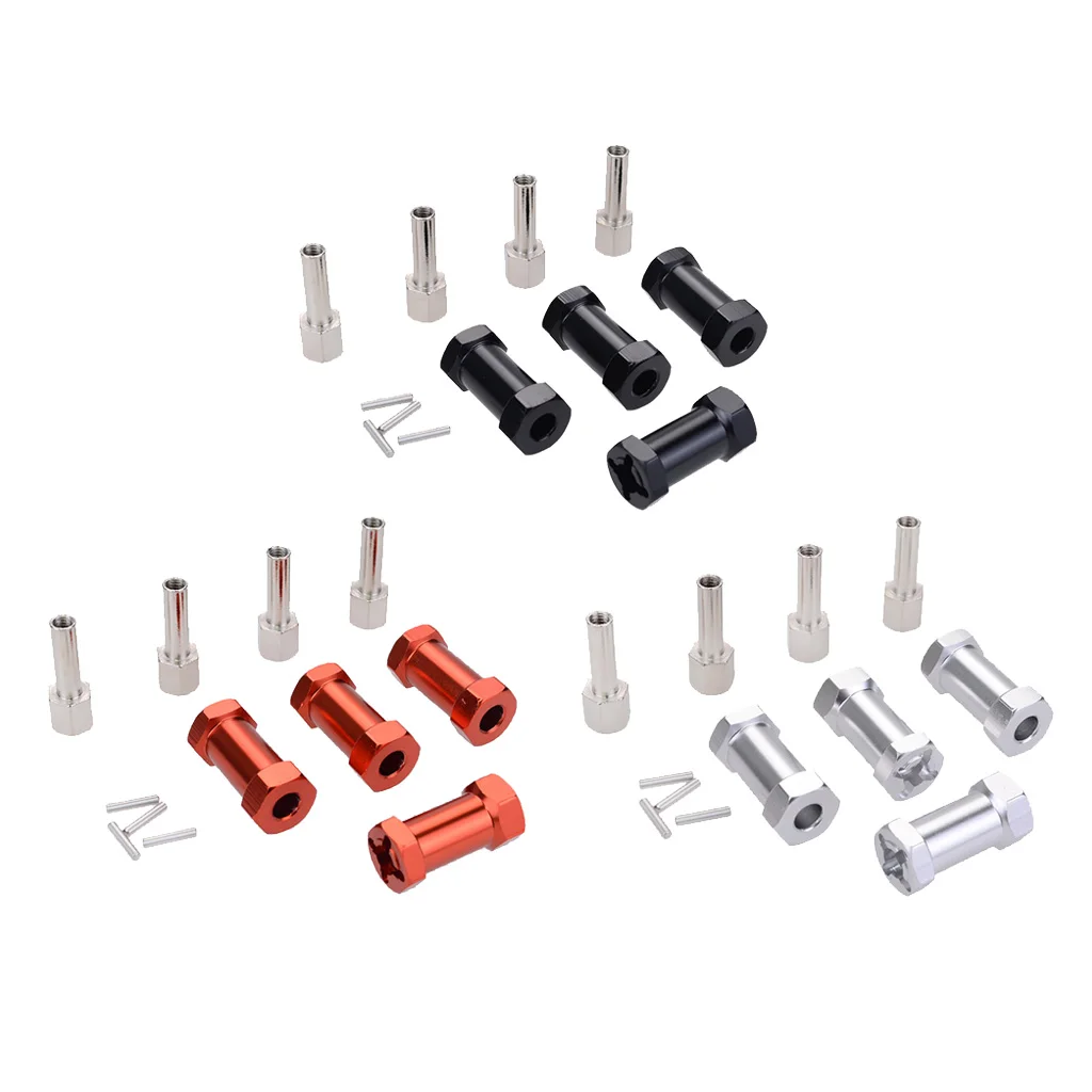 

4pcs 12mm Wheel Hex Hub 25mm Extension Longer Coupler for All 1/10 RC Car