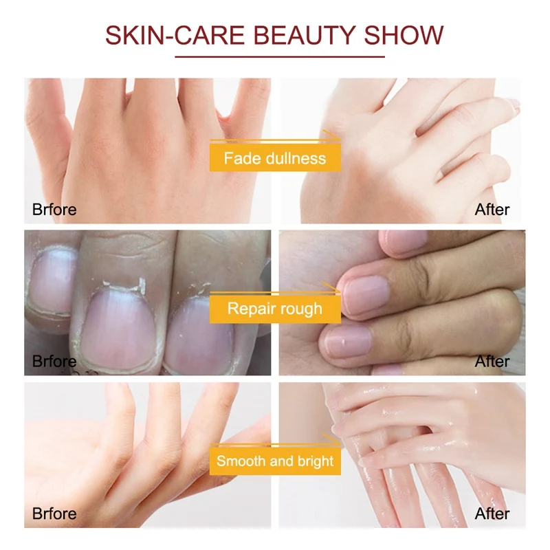 Honey Hand Mask Gloves Moisturizing Whitening Skin Care Exfoliating Calluses Film |