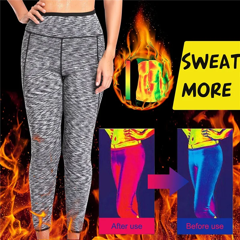 NINGMI Slimming Pant + Vest Neoprene Latex Set Sauna Suits Tracksuit Shapewear Waist Trainer Sports Legging Tank Top Body Shaper
