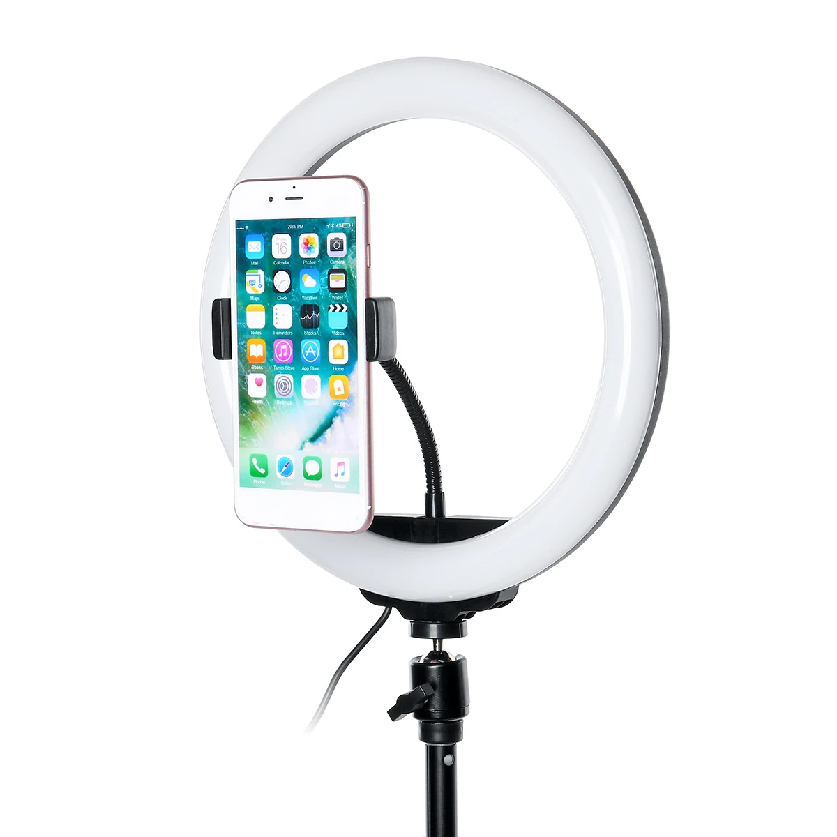 

10inch 25cm RGB LED Selfie Ring Light with Tripod Stand USB Plug Studio Photography Photo Fill Light for Makeup Livestream Vlog