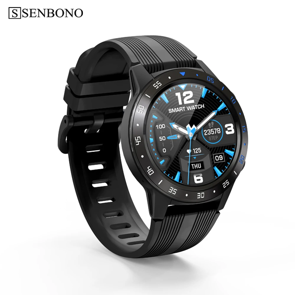 SENBONO gps Смарт-часы с поддержкой Bluetooth вызова для мужчин и женщин часы фитнес-трекер монитор сердечного ритма спортивные умные часы