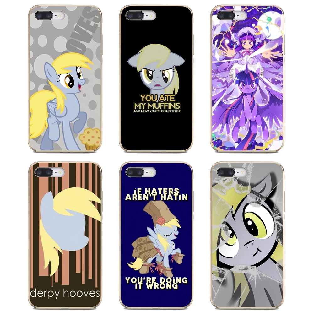 

cartoon-my-little-pony-Derpy-Hooves For Apple iPhone 10 11 12 Pro Mini 4S 5S SE 5C 6 6S 7 8 X XR XS Plus Max 2020 Cover