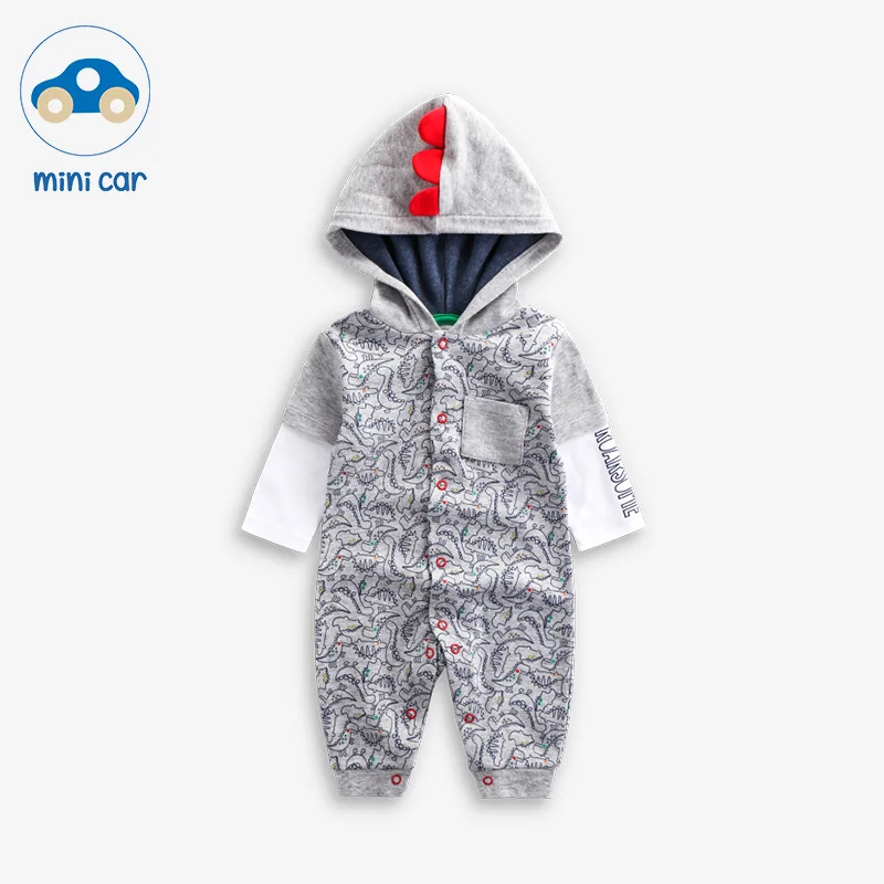 Детская одежда Mincar детская детский комбинезон мультяшный милый динозавр цельная
