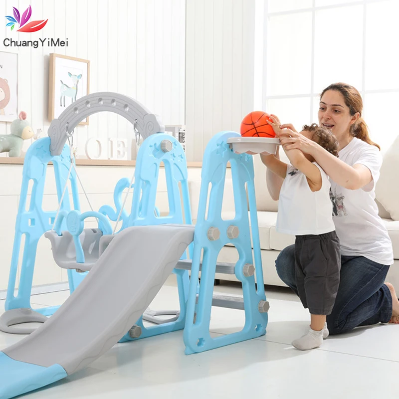 Детская горка качели стул комбинация Качели Крытый семья детский сад детская