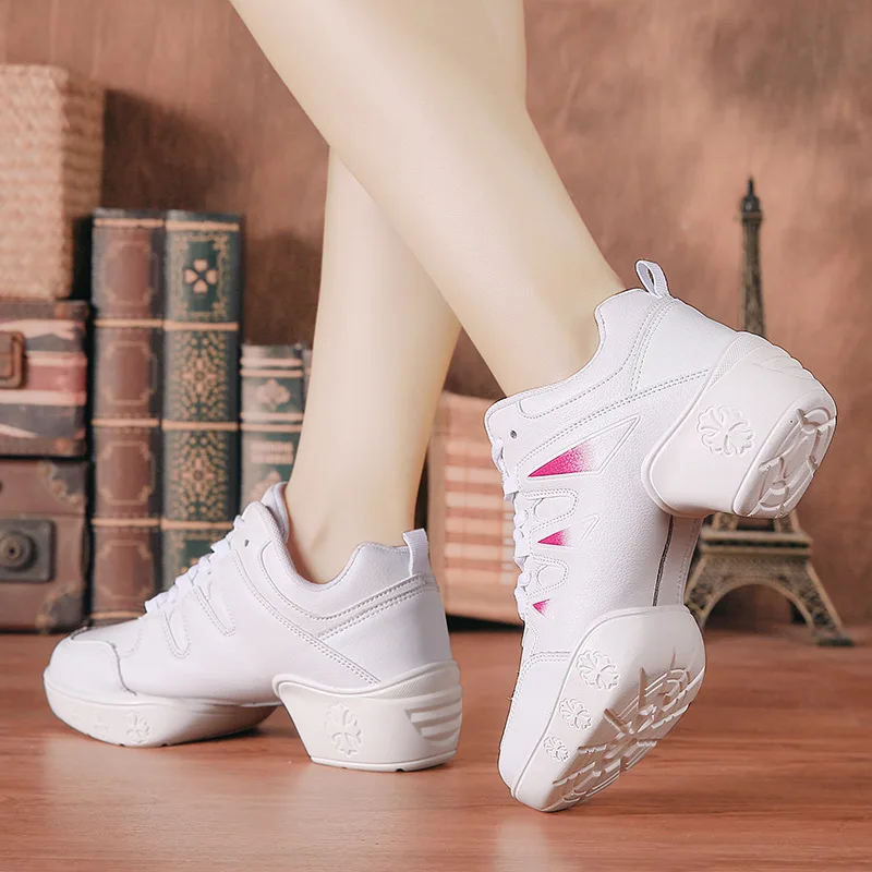 Women's Men's Dance Sneakers Hip Hop Female Jazz Modern Dancing Shoes High Quality Outdoor Ladies Men Square Dance Sports Shoes