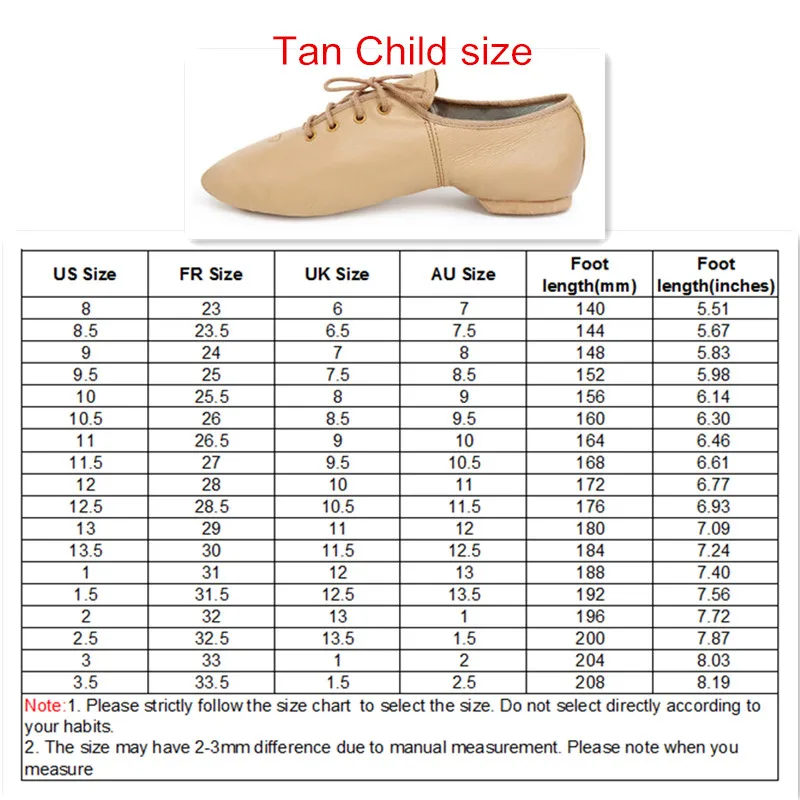 Tan Child Size Новая профессиональная обувь для джазового танца, ботинки для женщин, мужчин, детей, на шнуровке, танцевальные кроссовки, кожаная спортивная обувь - Цвет: Tan Child Size