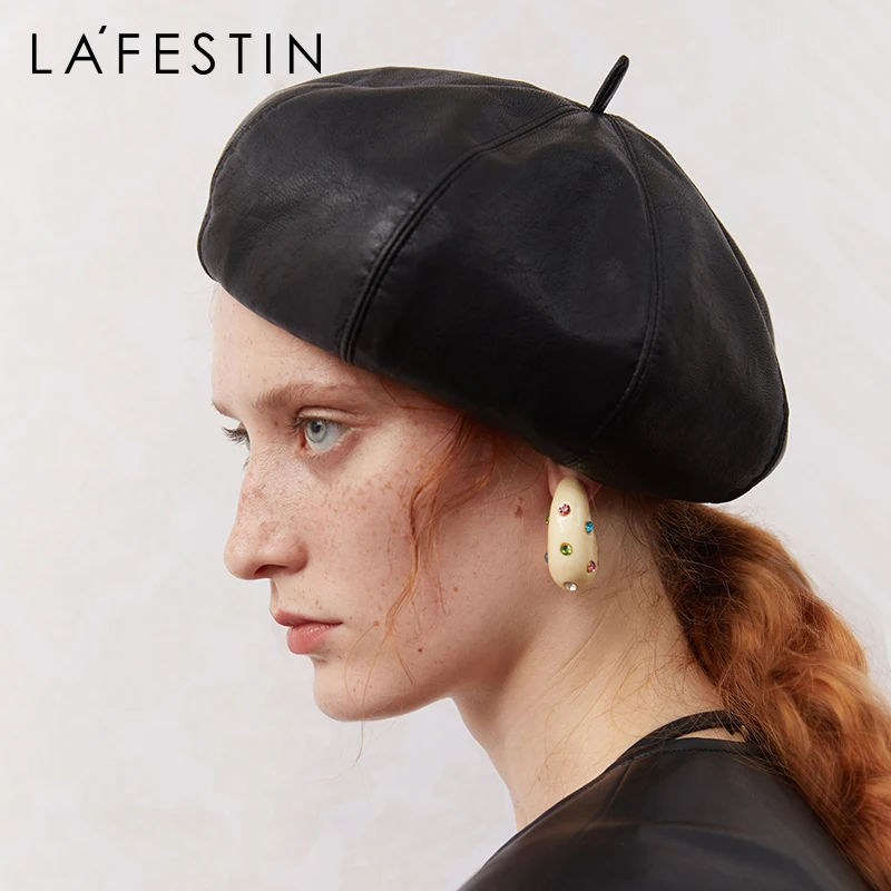 LA FESTIN 2021 new original trendy famous women brand cap fashion all-match beret niche ins female painter hat