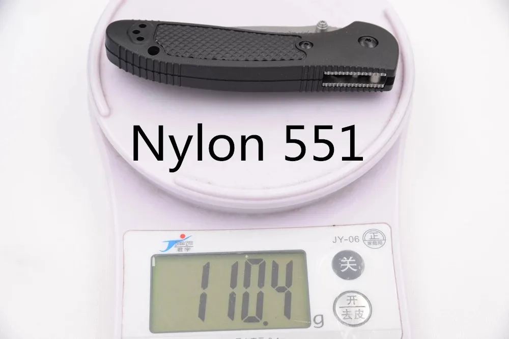 

JUFULE Nylon fiber handle Mark 154CM Blade 551 / 550BK Survival EDC Tool camping hunting outdoor kitchen folding Pocket knife