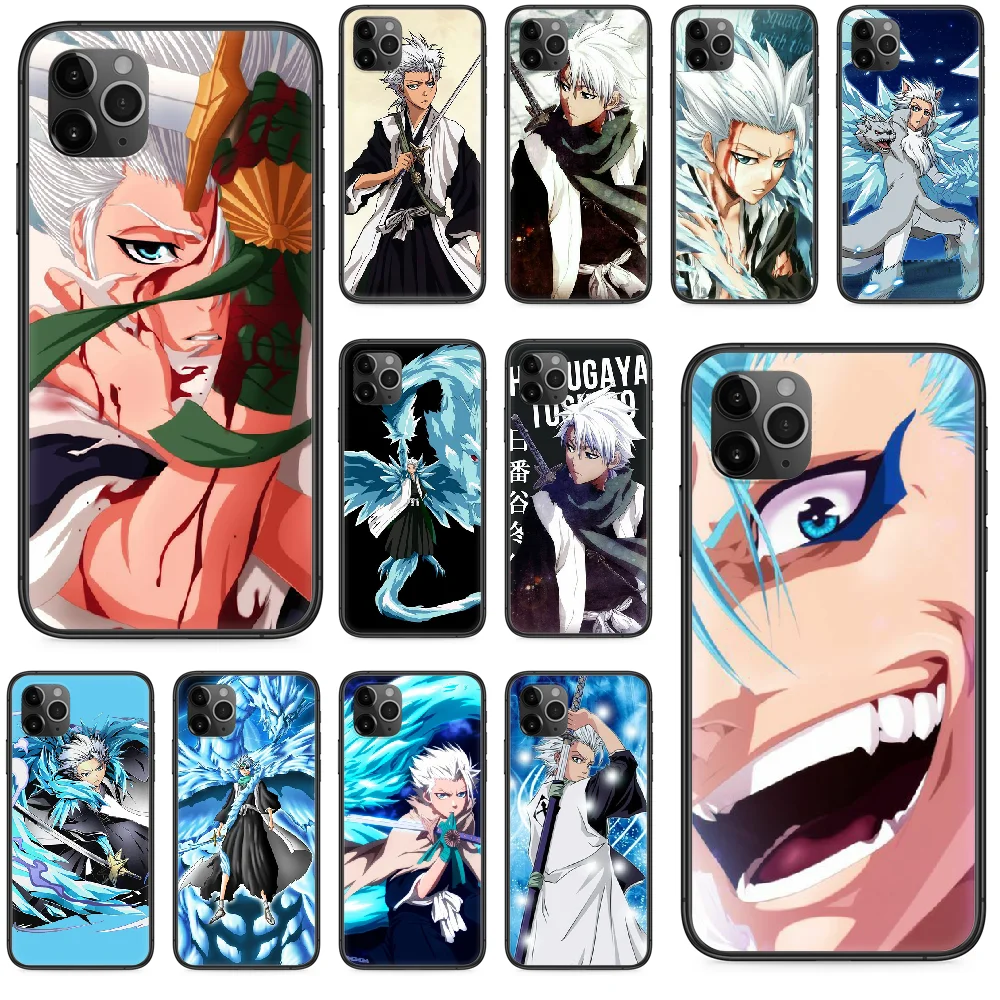 Отбеливающий чехол для телефона с аниме хитsugaya iphone 4 Женский 5 рисунком 5C 6 6S 7 8 plus X