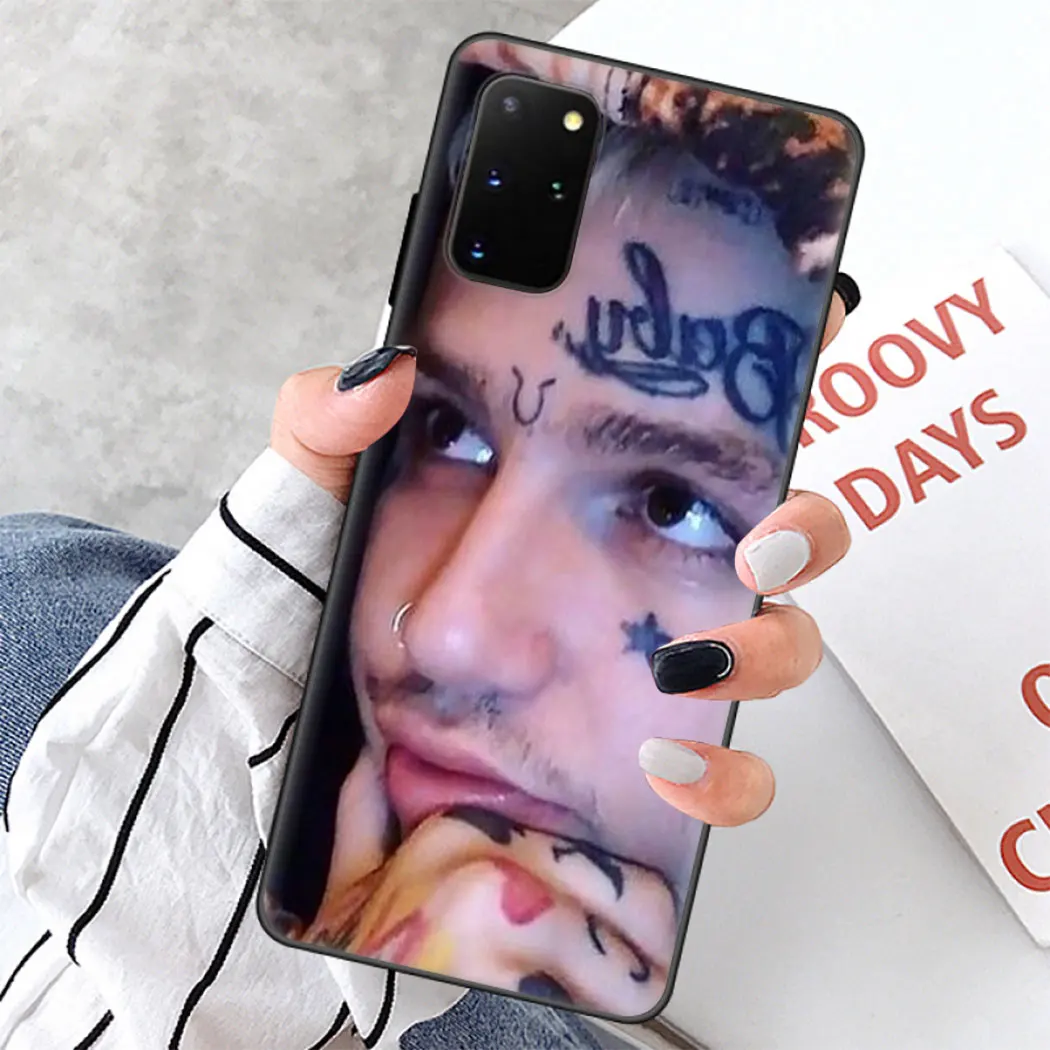 Мягкий силиконовый чехол для Samsung J7 Duo J4 J6 Prime A6 Plus A2 A3 A5 A7 A8 A9 J8 черный телефона Lil Peep