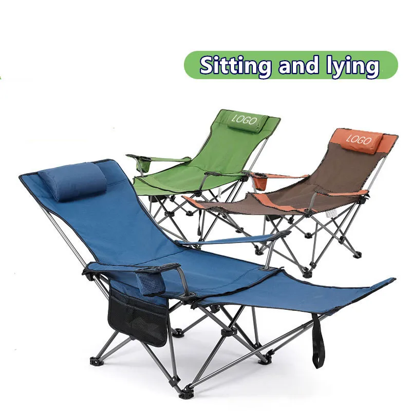 구매 공장 야외 캠핑 해변 앉은 의자 휴대용 안락 의자 접이식 점심 시간 사무실 부드러운 좌석 소파 쉬운 침대