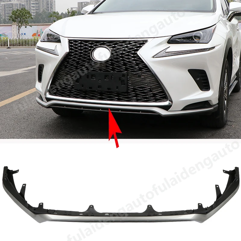 Для Lexus NX200t NX300h 2018 2020 комплект спортивного стиля передний спойлер для лица бампер