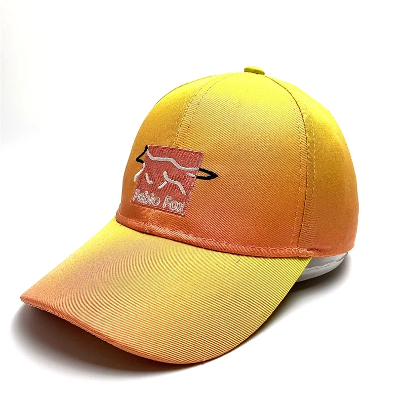 

Gradient color cap peak cap hat woman spring and autumn baseball cap casual wild sun hat outdoor sun visor man