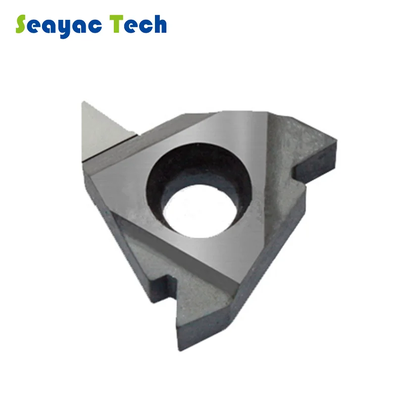 

PCD diamond threading blade 11ER A55-C 16ER AG55-C for process Cast aluminium Diamond cutting plate PCD inserts
