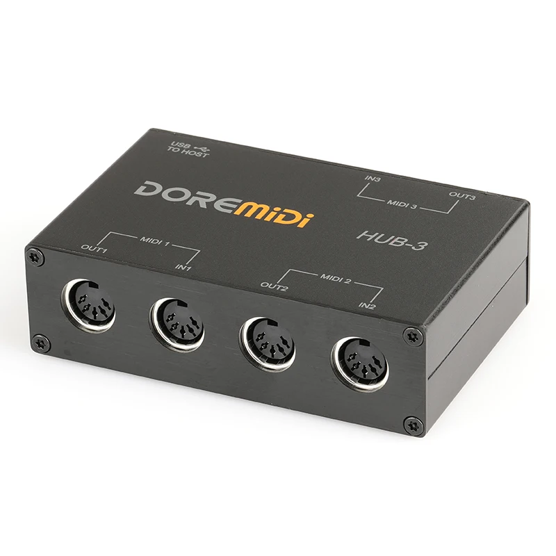 DOREMiDi HUB-3 MIDI 3X3 коробка USB интерфейс контроллер адаптер конвертер | Электроника