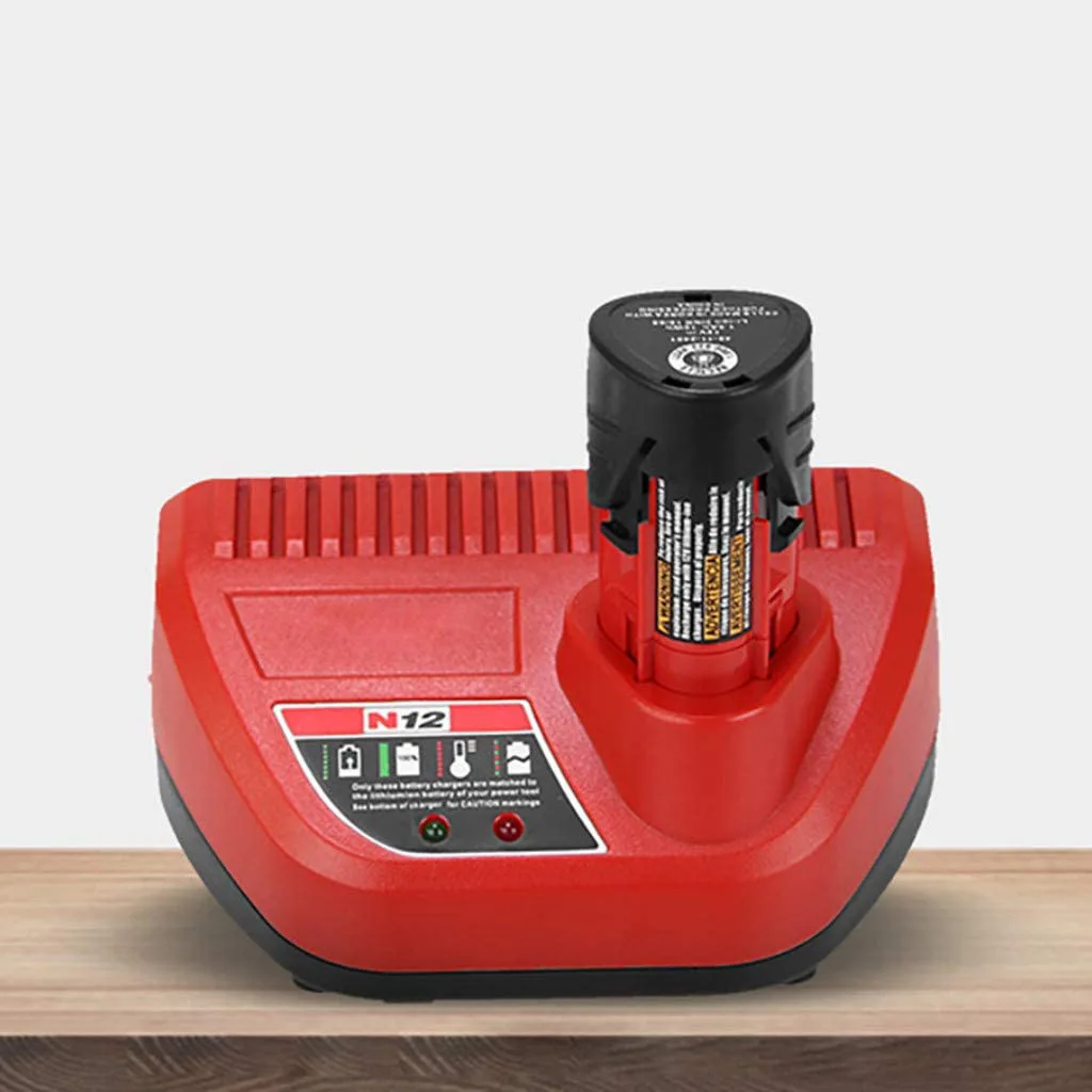 

Eu Plug Ac220-240V Li-Ion Charger For Milwaukee M12 N12 Input Output 12V 10.8V 48-59-2401 48-11-2402 Power Tools