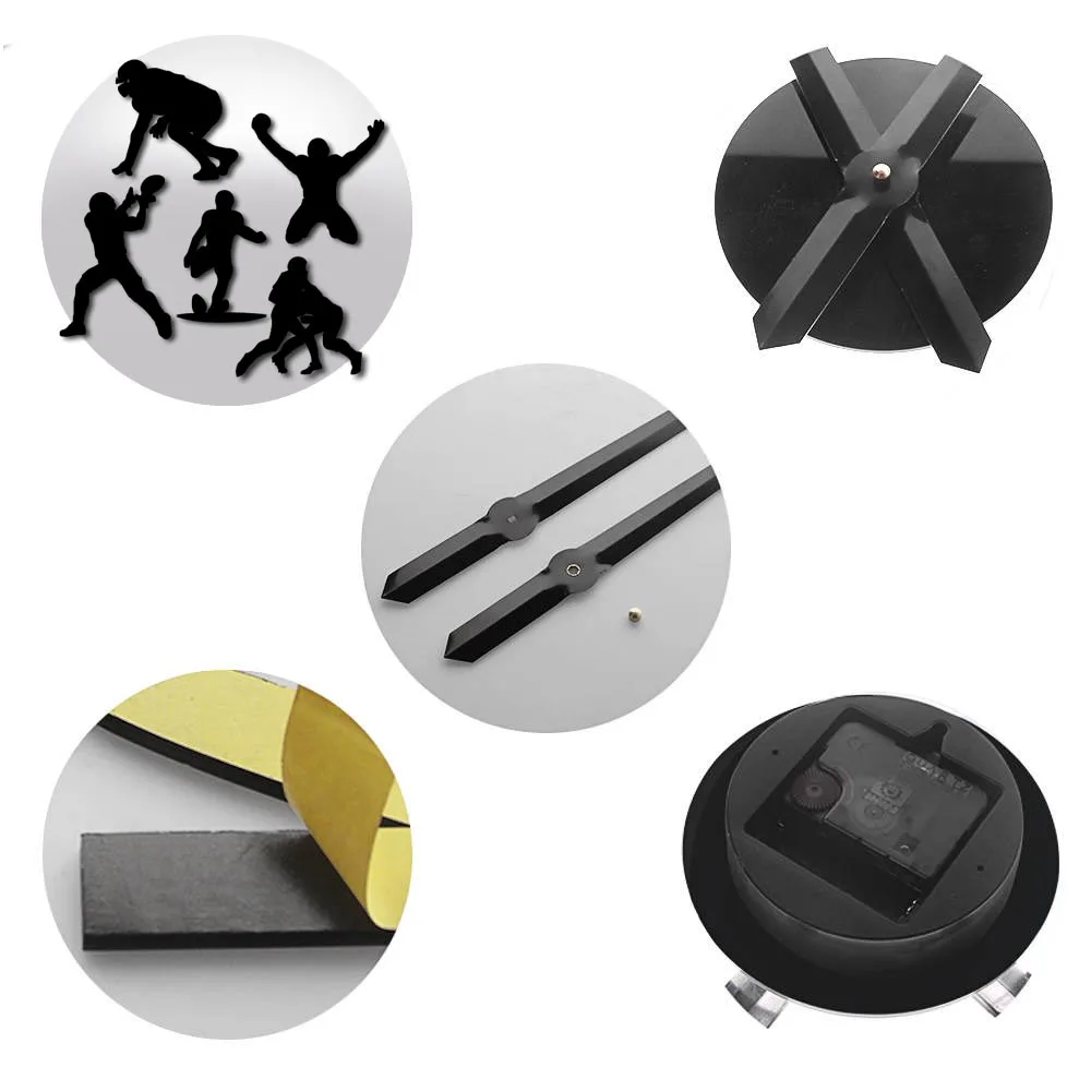 Зеркальная Наклейка с изображением игрока в американском футболе огромное