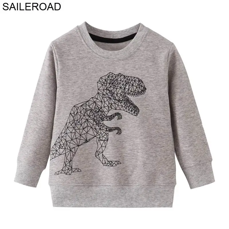9045 same picture SAILEROAD Animal Tiger Print Мальчики с капюшоном для детей Толстовки Baby Boy Одежда Осень-Зима с длинным рукавом Хлопок Толстовка - Цвет: 9045 same picture