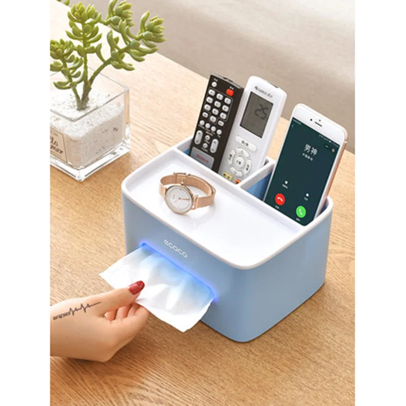 Многофункциональная шкатулка органайзер для косметики салфеток|Коробки и ящики