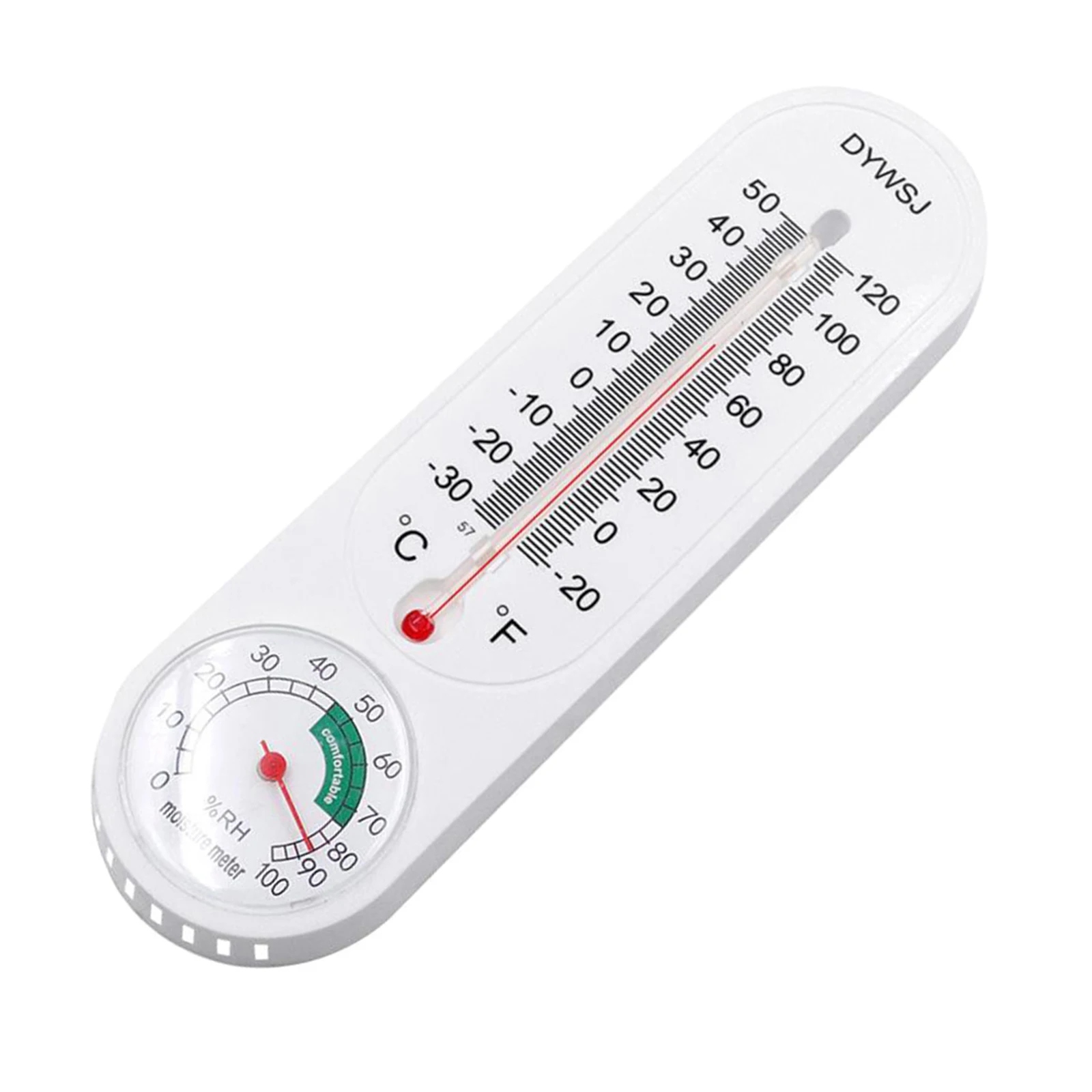 

Wall-mounted Thermometer Hygrometer Home Kitchen Room Decor Easy to Read