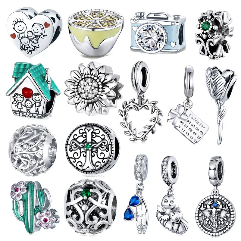 Fit браслет в европейском стиле Серебро 925 Оригинальное сердце отец мама дочь сын