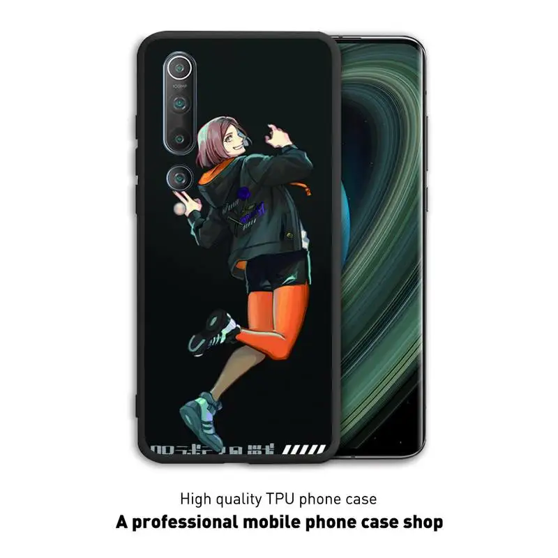 

Cartoon Jujutsu Kaisen Anime Phone Case Black Cover For Xiaomi 6X 8 8Lite 9T 10 10Lite Note 8 8T 9Pro 9Promax Cases