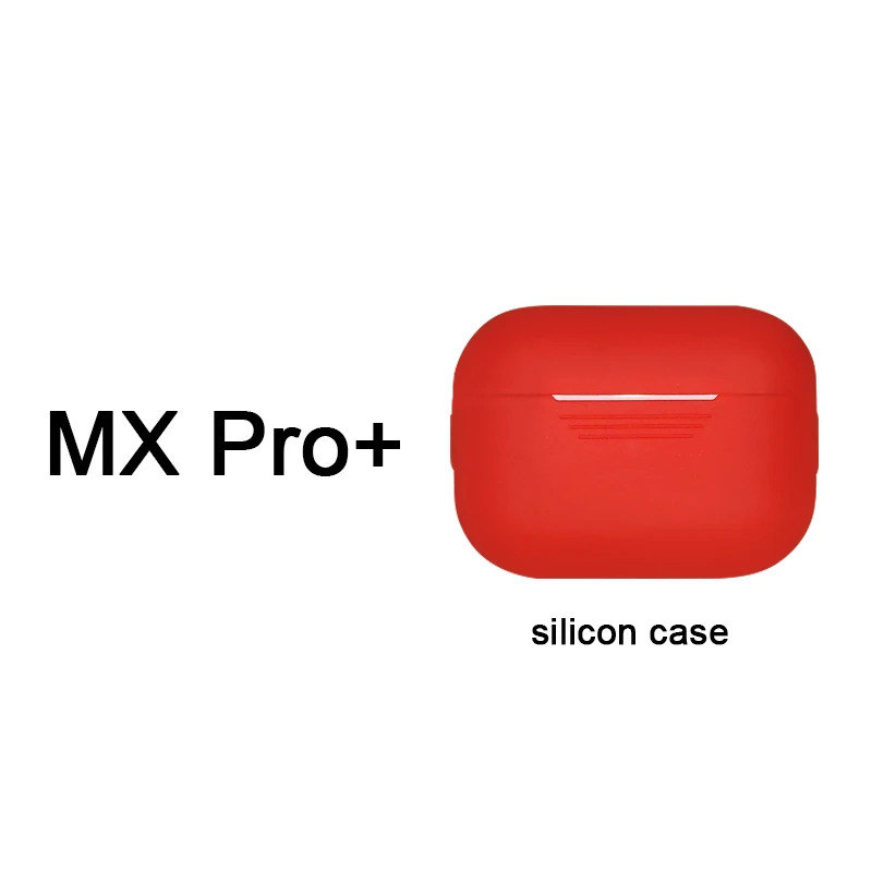 MX PRO case red Tws MX Pro беспроводные bluetooth наушники gps и изменение имени наушники 8D бас pk h1 чип i90000 pro tws i50000 tws - Цвет: MX PRO case red