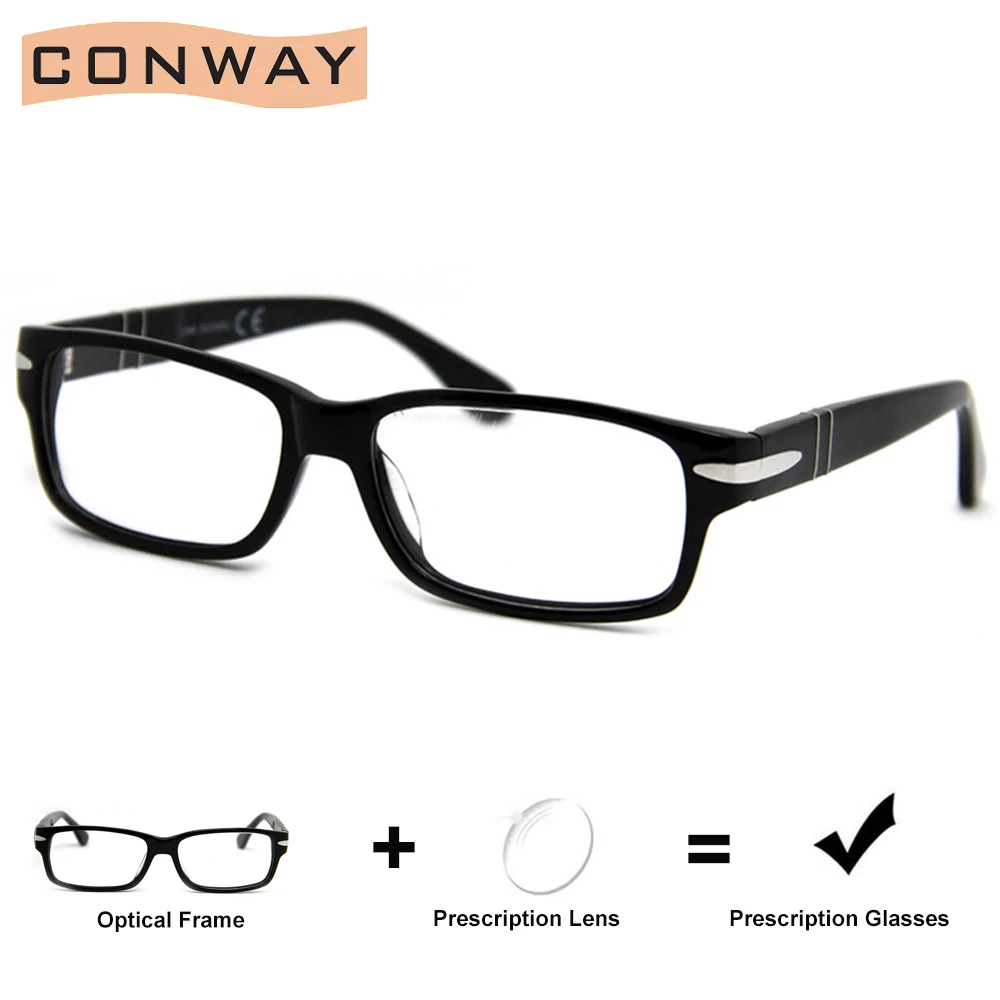 Фотохромные очки с линзами по рецепту ацетатным покрытием|frames for men|acetate frameseyewear
