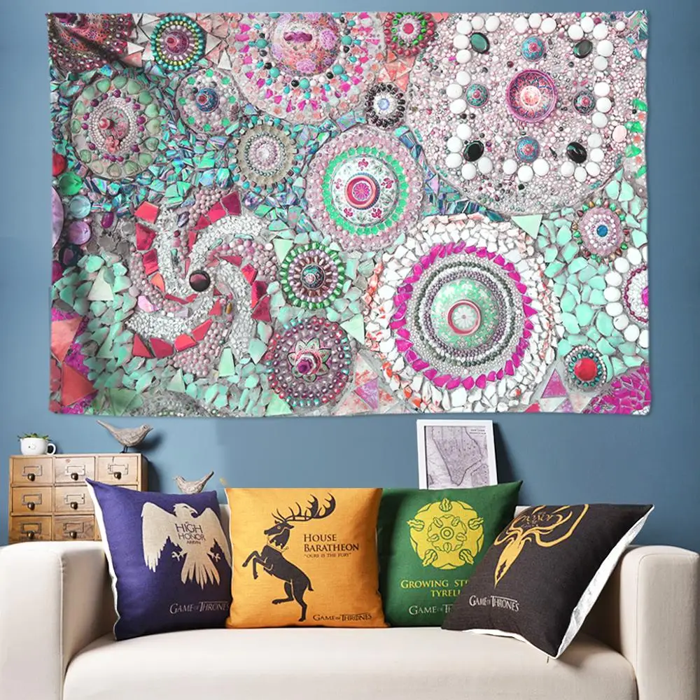 

Mandala Tapestry 3D Boho Decoration Hippie Tapestries Indian Wall Tapestry Hanging Wall Art Wall Cloth Large Flat Sheets 200*300