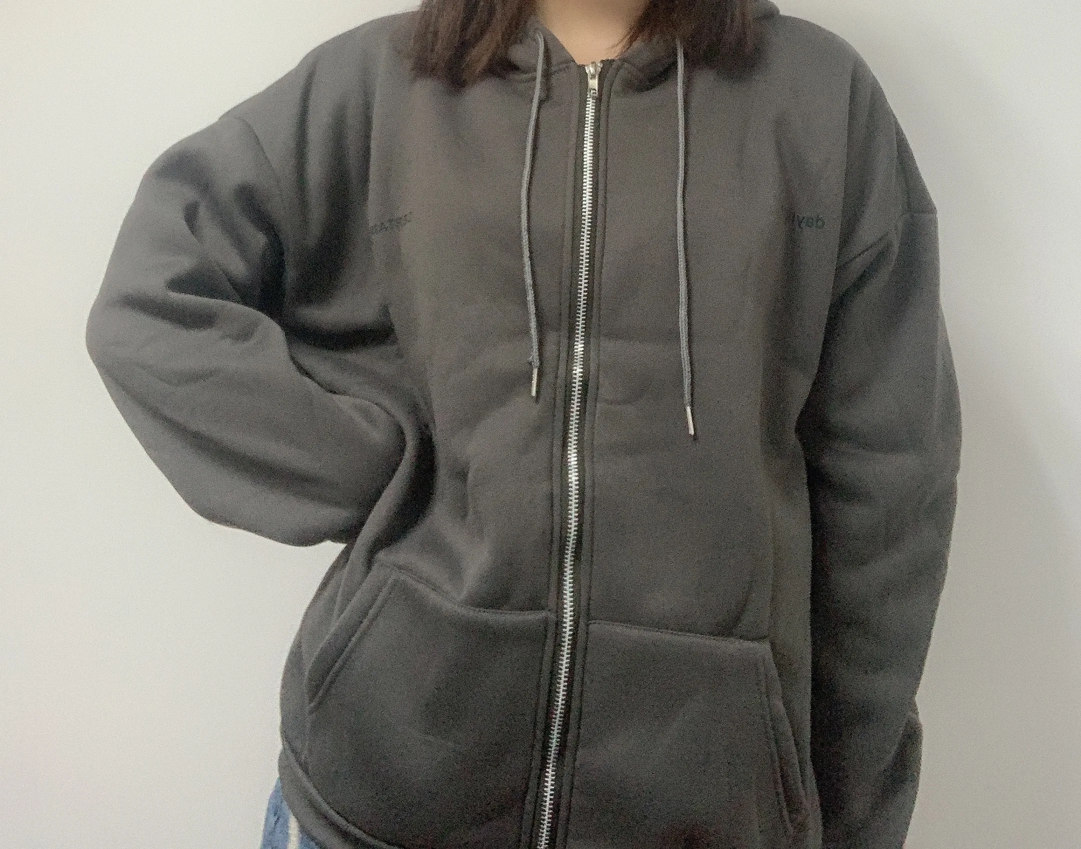 

zip-up Women Korean Style hoodies Vintage Solid Color Long Sleeve Oversized Hooded Sweatshirt Lady Women Casual Large Coatskpop