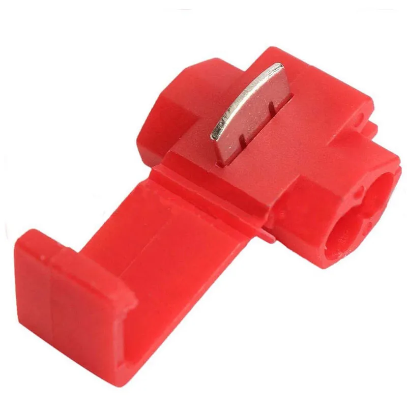 Обжимные клеммы для проводов 50 шт. синий красный желтый скотч быстрый фиксатор