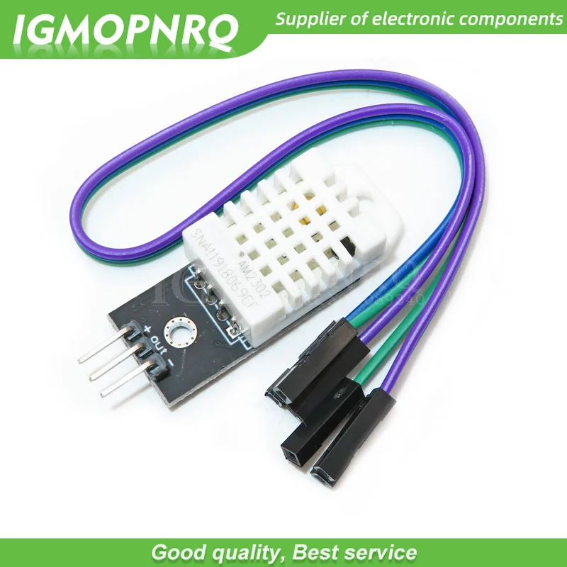 Цифровой датчик температуры и влажности DHT22 AM2302 модуль с печатной платой кабелем