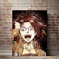 hd printed attack on titan pictures wall art hange zoe canvas painting home decor for living room modular anime poster framed